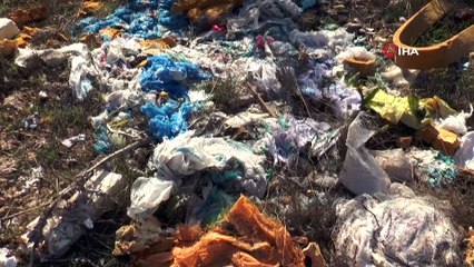 Çöplüğe dönen ormanlık alandan 28 kamyon çöp çıktı