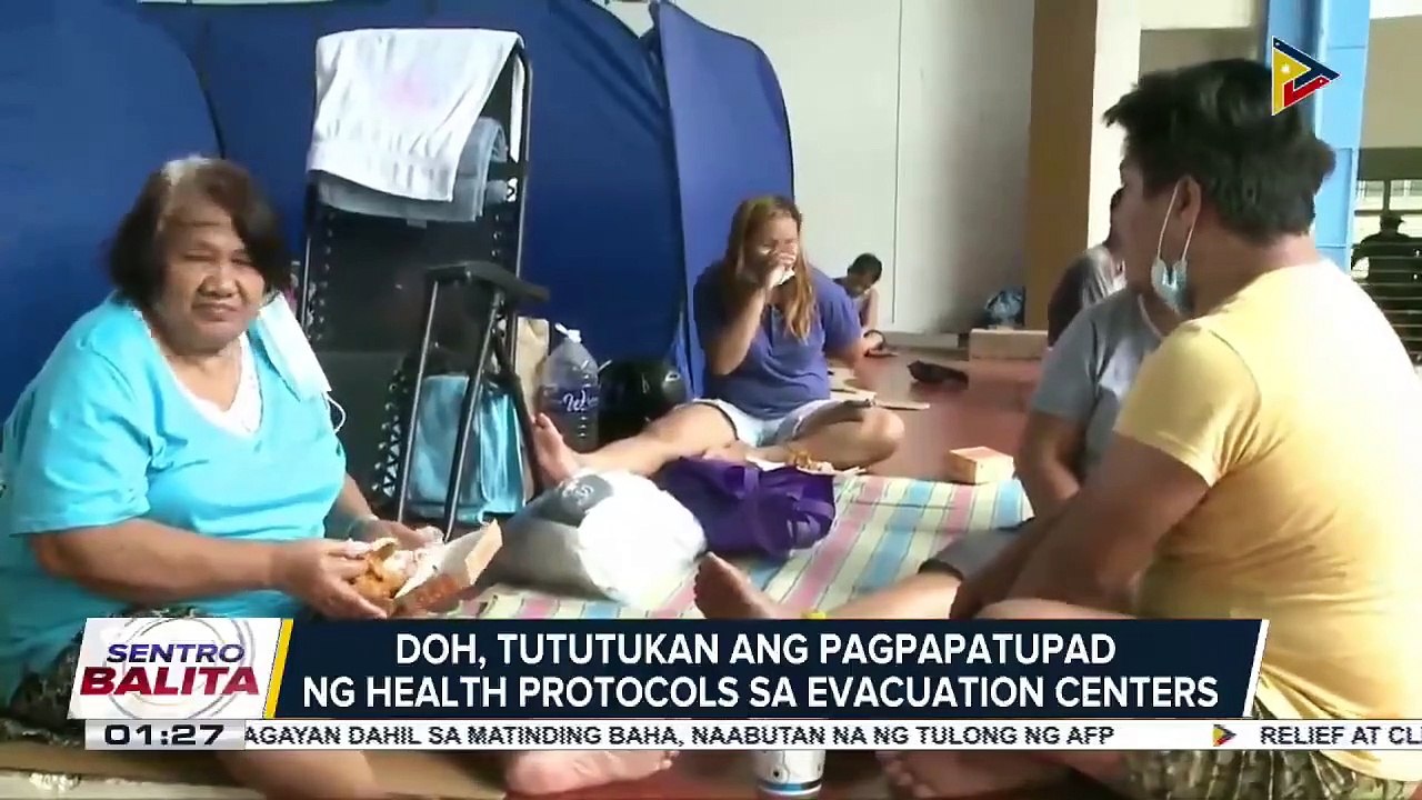 DOH, wala pang naitatalang evacuees na nagpositibo sa COVID-19