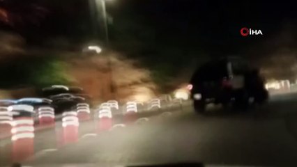 Antalya’da lüks cipe tutunan patenli gençlerin tehlikeli yolculuğu