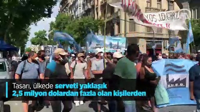 Arjantin’de hükümete destek gösterisi