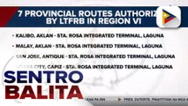 Pito pang provincial bus routes, binuksan na ng LTFRB