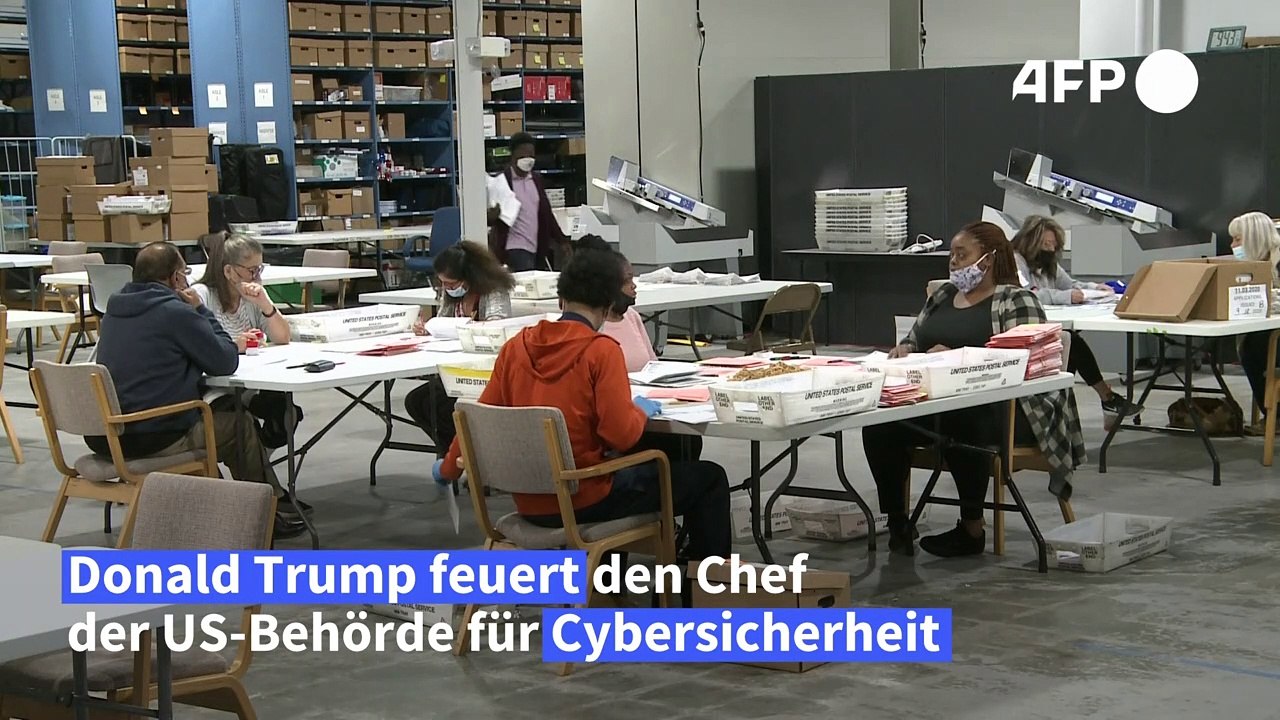 Trump feuert Chef der US-Cybersicherheitsbehörde