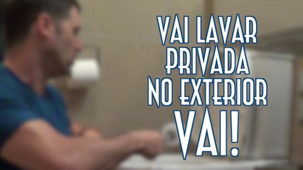 Vai lavar privada no exterior, vai! - EMVB - Emerson Martins Video Blog 2015