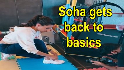 Soha Ali Khan gets back to basics