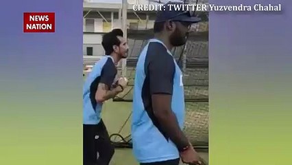 Watch Yuzvendra Chahal's uncut open net practice with other players
