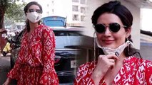 Karishma Tanna Snapped by Media at Bandra | FilmiBeat