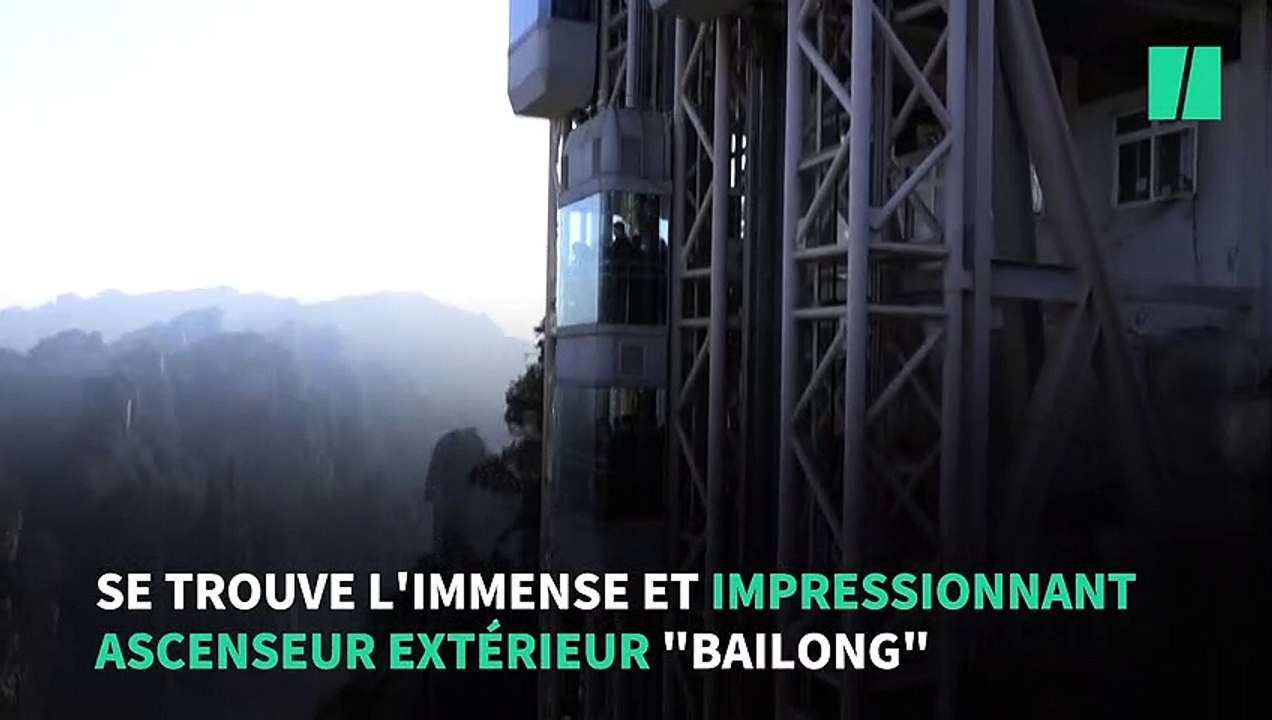 Dans le parc qui a inspiré "Avatar", cet ascenseur extérieur est le plus haut du monde