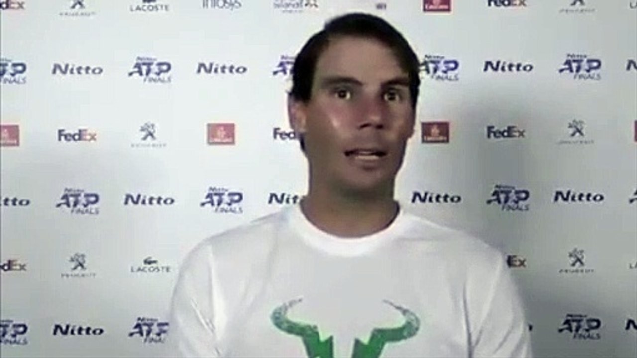 Masters de Londres 2020 - Rafael Nadal : "I am totally against the winning two sets in Grand Slam"