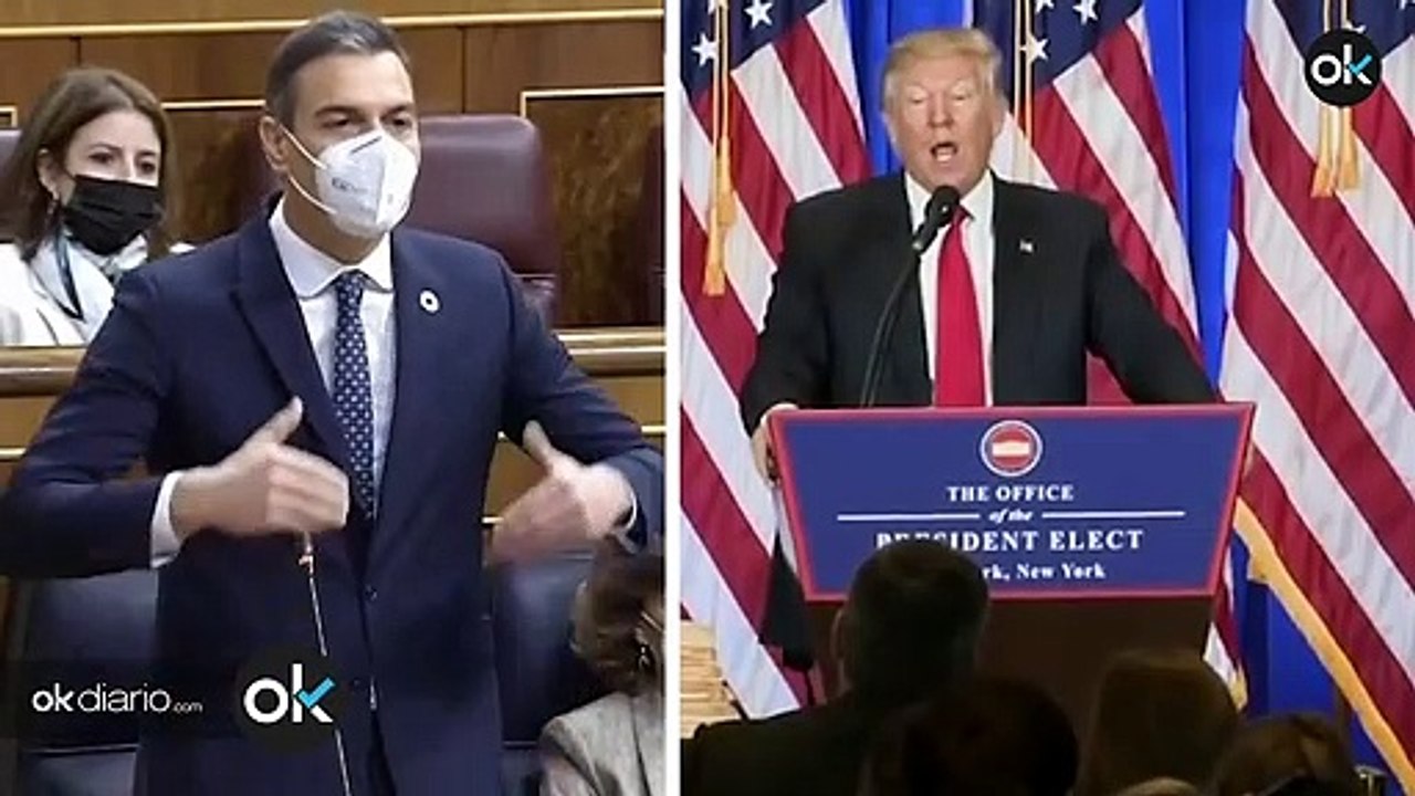 Sánchez como Trump al acusar al resto de "Fake News"