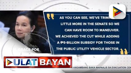 2021 proposed budget ng DOTr, binawasan ng Senado