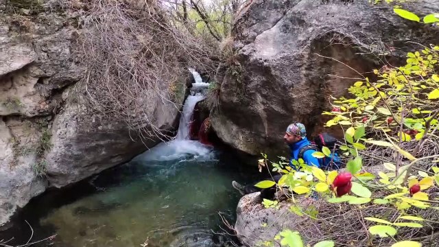 MALATYA - Günpınar Şelalesi sonbahar renkleriyle büyülüyor