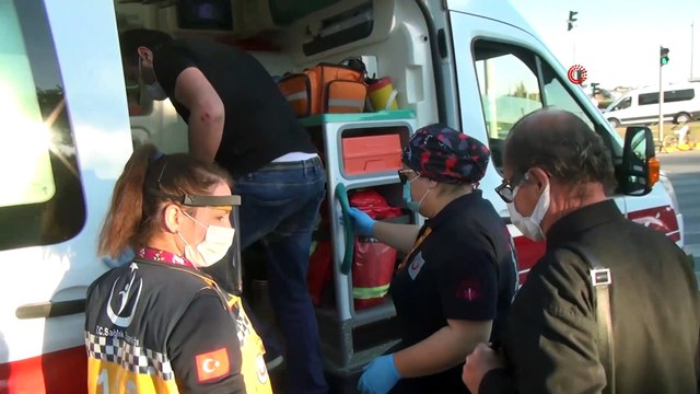 Işık ihlali kazayı beraberinde getirdi: 2 yaralı