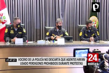 Descargar video: La PNP insiste en que no se ordenó el uso de perdigones de plomo durante las manifestaciones