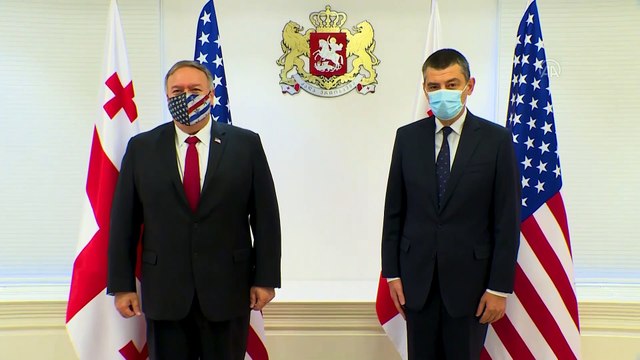 TİFLİS - Gürcistan Başbakanı Gakharia, ABD Dışişleri Bakanı Pompeo'yu kabul etti