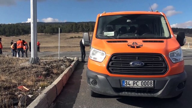 KARS - Yeni yapılan Kars-Erzurum kara yolunun bir kısmı ulaşıma açıldı