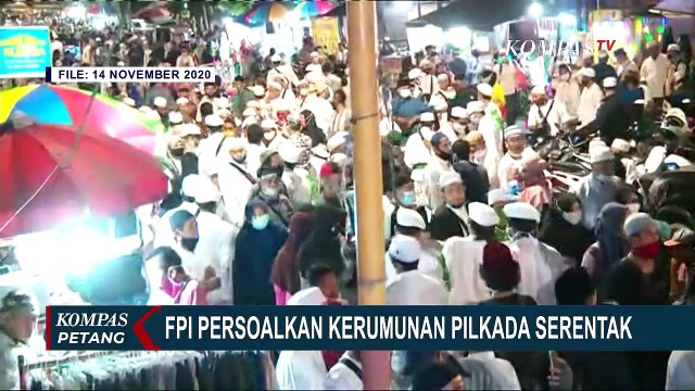 Kerumunan Rizieq Shihab Vs Kerumunan Pilkada, FPI: Kita Minta Keadilan