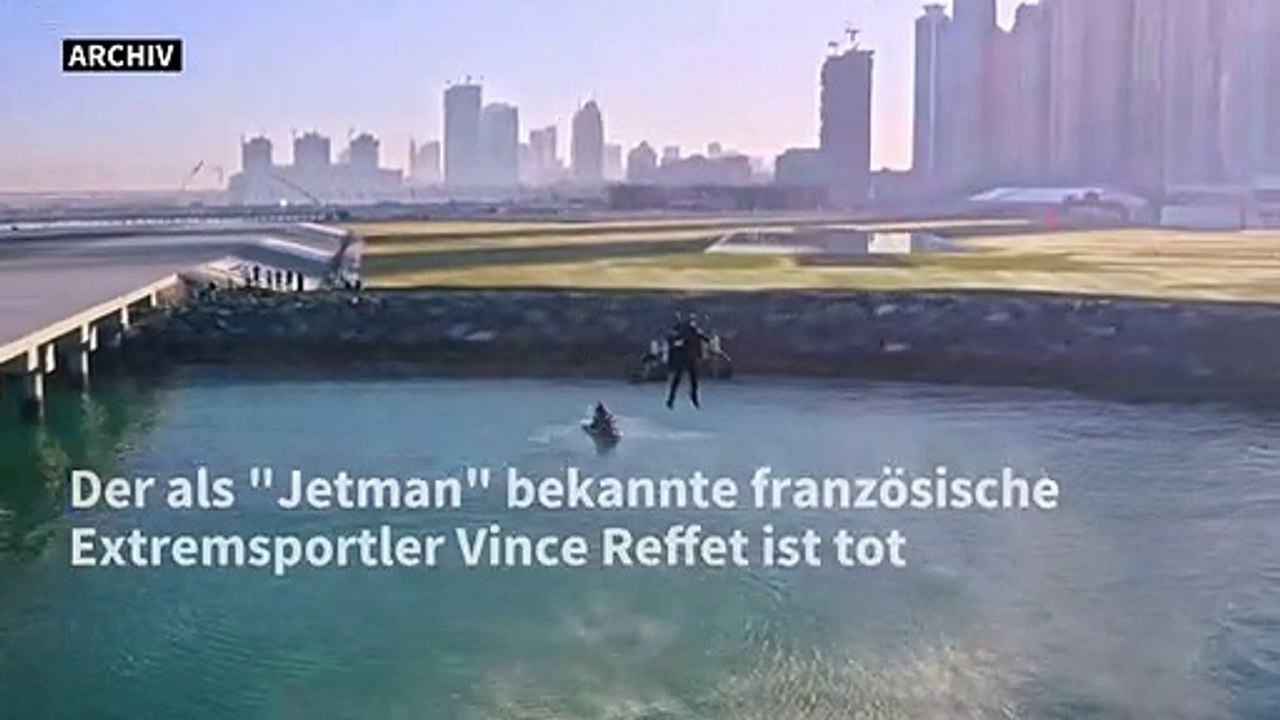 Französischer 'Jetman' stirbt bei Training in Dubai