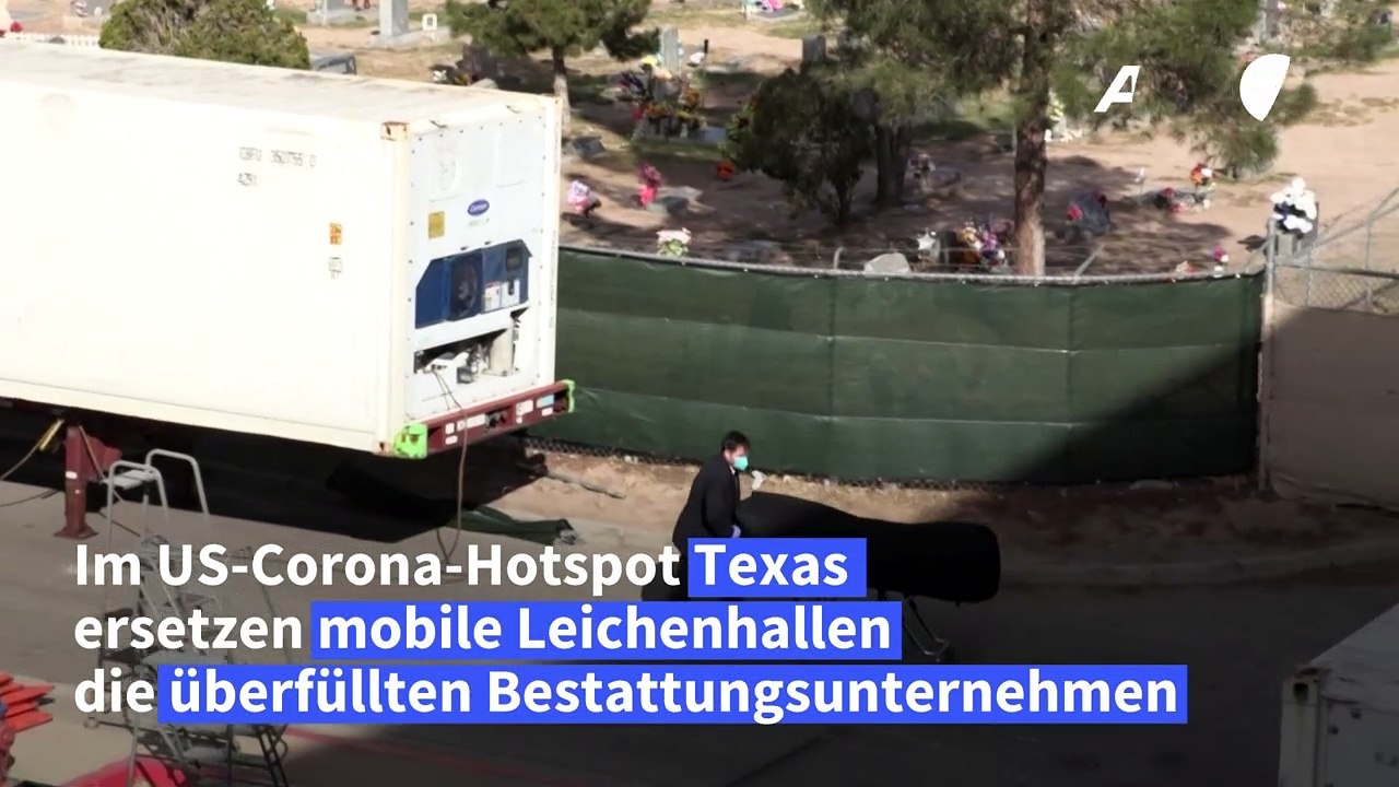 Texas: Häftlinge tragen Corona-Leichen in Kühltransporter