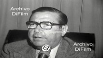 Alberto Armando construccion estadio de Boca en la Ciudad Deportiva 1971