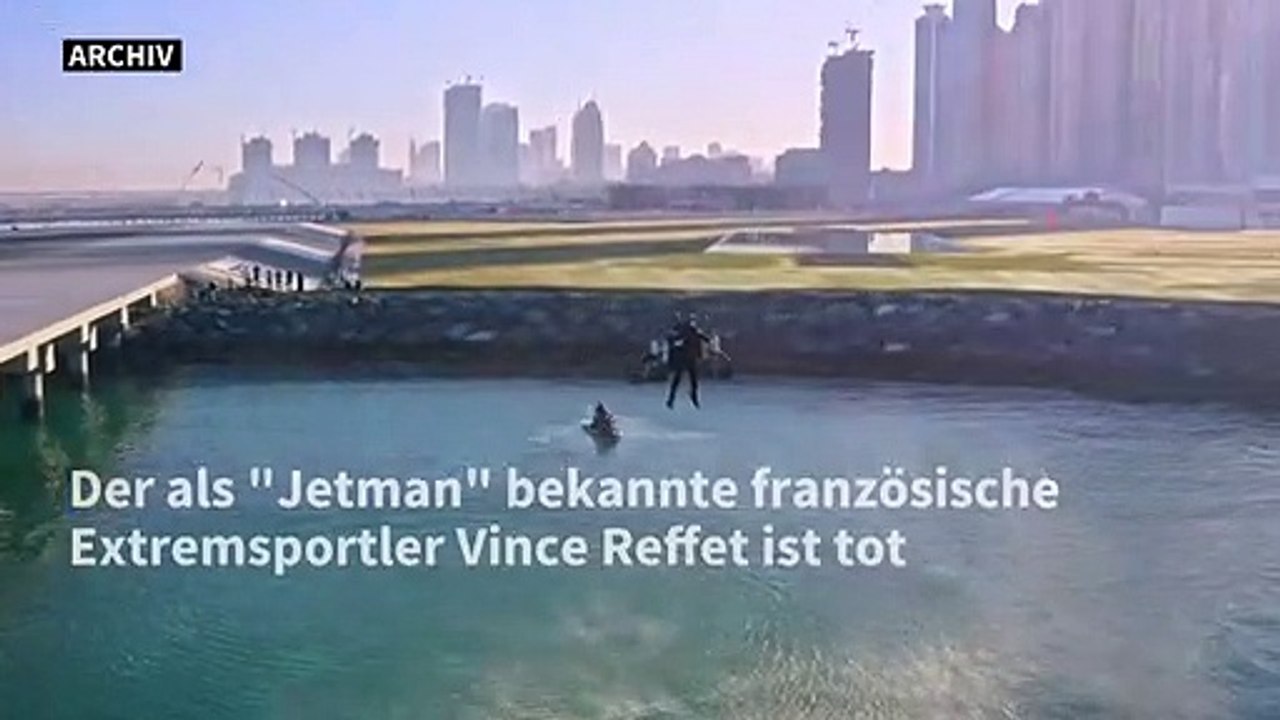 Französischer "Jetman" stirbt bei Training in Dubai