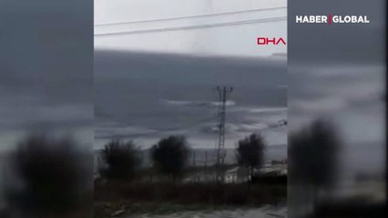 İstanbul'da çıkan hortum korkuttu