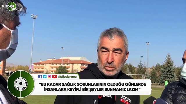 Samet Aybaba: Bu kadar sağlık sorunlarının olduğu günlerde insanlara keyifli bir şeyler sunmamız lazım