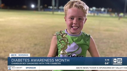 Chandler family shares story of 6-year-old boy's diabetes diagnosis