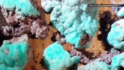 This Radiant Blue Mineral Was Forged in the Heat of a Volcano