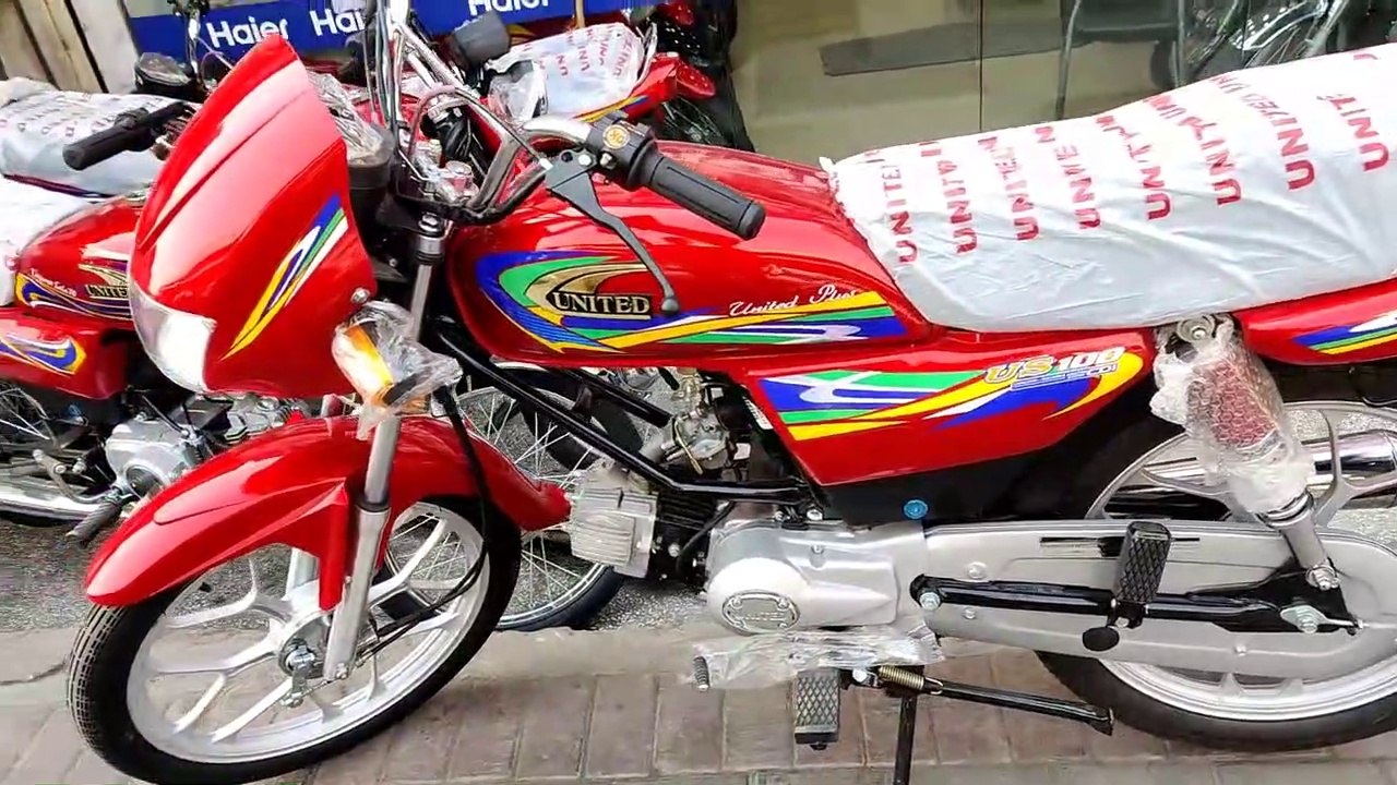 UNITED MOTORCYCLE LAUNCH 100cc 2021 NEW MODEL ALLOY RIMS BEST FAMILY BIKE NEW STOCK AT PK BIKES