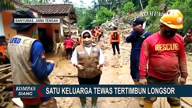 Satu Keluarga Tewas Kena Longsor di Banyumas