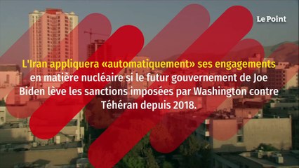 Nucléaire : l'appel du pied de l'Iran à Joe Biden