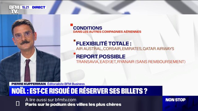 Covid-19: est-ce risqué de réserver ses billets pour les fêtes de fin d'année?