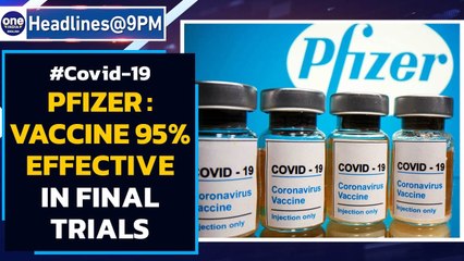 Covid-19: Pfizer says vaccine 95% effective in the final trials|Oneindia News