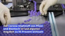 US-Firmen Pfizer und Biontech: Corona-Impfstoff zu 95 Prozent wirksam