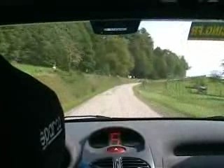 Rally 2006 camera embarqué 206RC F2000 14