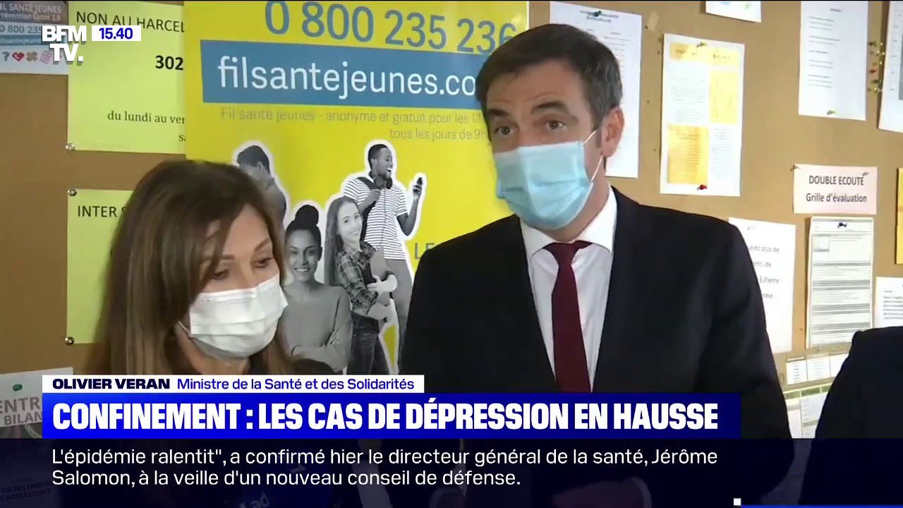 Olivier Véran: "Nous voulons éviter une troisième vague, qui serait une vague de la santé mentale"