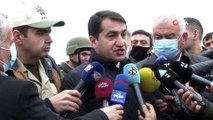 - Azerbaycan Cumhurbaşkanı Yardımcısı Haciyev, işgalden kurtarılan Fuzuli kentinde- Ermenistan'ın Fuzuli'ye attığı fosfor mermisi imha edildi