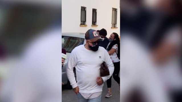 Primeras imágenes de Cayetano y Francisco con Kiko Rivera, en casa de su tío José Rivera