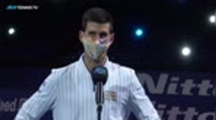 Masters - Djokovic : "Très étrange de jouer devant les tribunes vides"