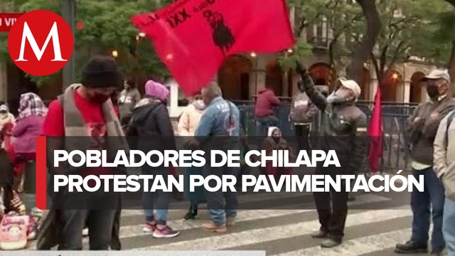En CdMx, habitantes de Guerrero protestan frente a Suprema Corte de Justicia