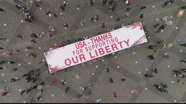 As Pompeo visits Georgia, thousands protest over election results