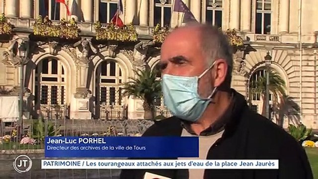 PATRIMOINE / Les tourangeaux attachés aux jets d'eau de la place Jean Jaurès