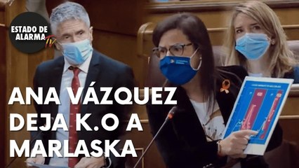 ¡BRUTAL! Ana Vázquez ARRINCONA a Marlaska por su INCOMPETENCIA.