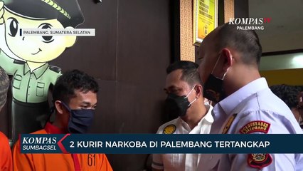2 Kurir Narkoba Di Palembang Tertangkap
