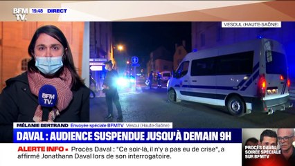 Malaise de Jonathann Daval, audience suspendue - 18/11