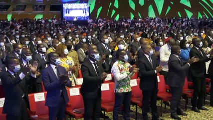Réunion du Conseil politique du RHDP , parti du Président Alassane Ouattara
