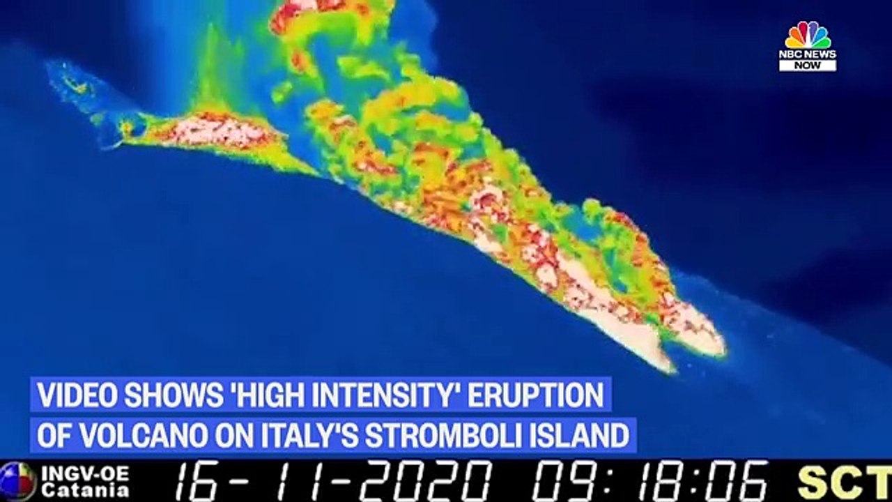 Watch: Italy’s Stromboli Volcano Erupts With ‘High Intensity’