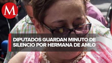 Senado guarda minuto de silencio por la muerte de Candelaria Beatriz López Obrador