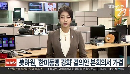 Скачать видео: 美 하원, '한미동맹 강화' 결의안 본회의서 가결