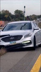 Erratic Highway Driver Stopped by Police